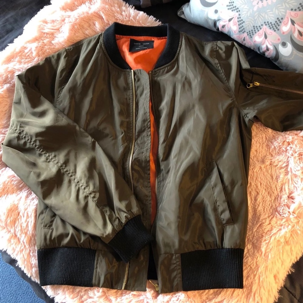 Green Bomber Jacket